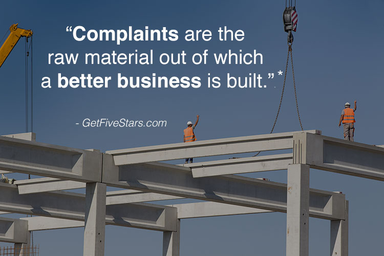 complaints build business