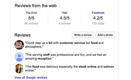 reviews from web