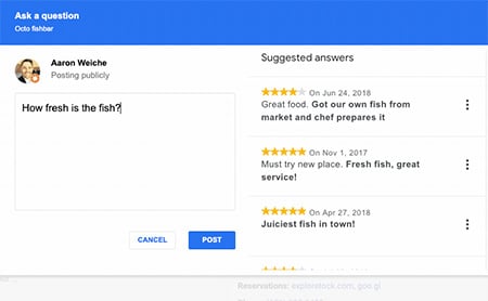 Google QA reviews